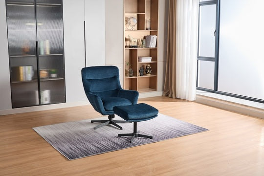 Isla Swivel Recliner with Footstool