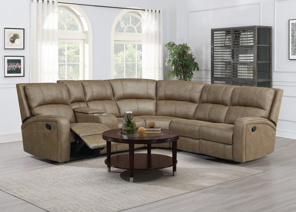 Kingsley Manual Recliner Corner Sofa
