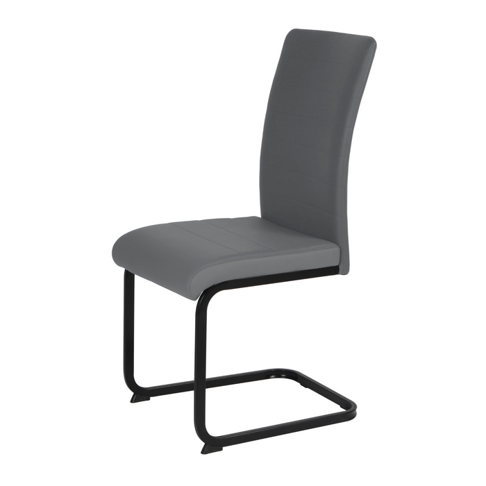 Liana PU Dining Chair - Black Legs