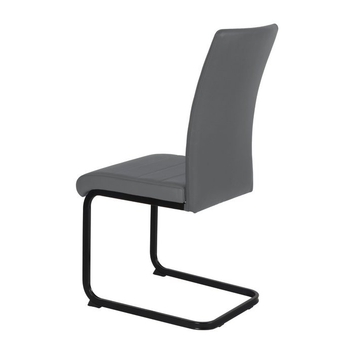 Liana PU Dining Chair - Black Legs