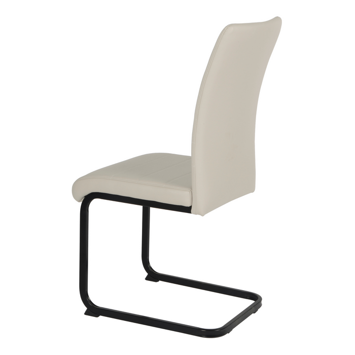 Liana PU Dining Chair - Black Legs