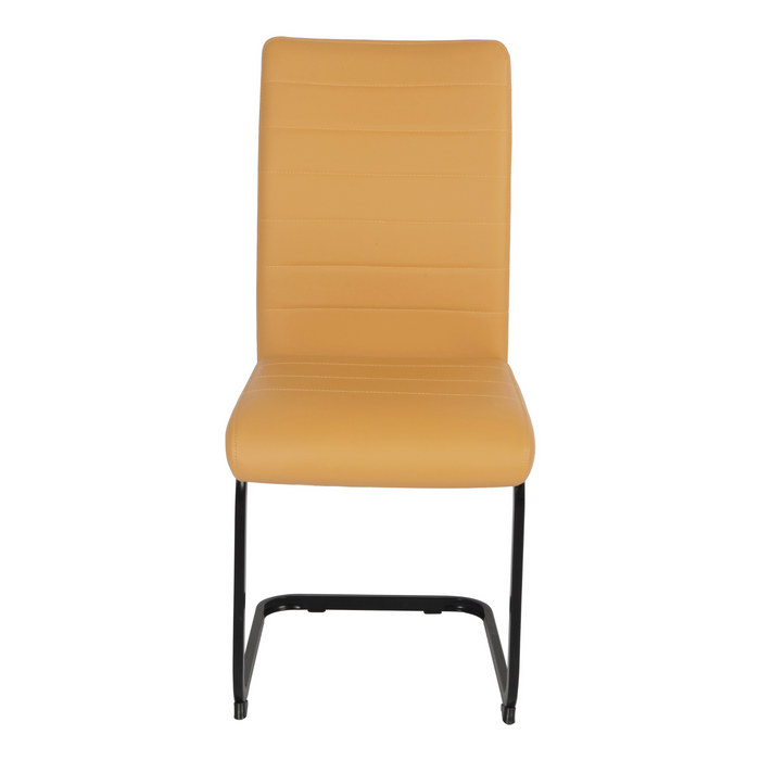 Liana PU Dining Chair - Black Legs