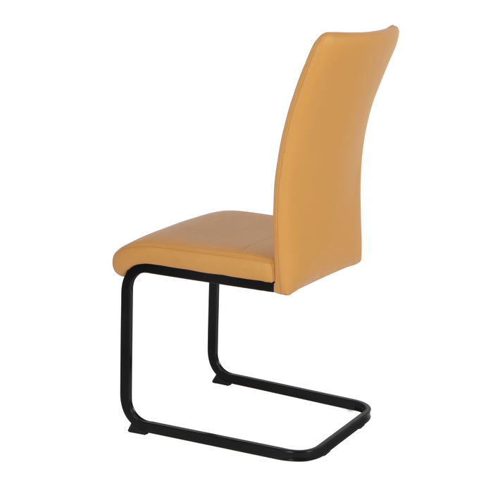 Liana PU Dining Chair - Black Legs