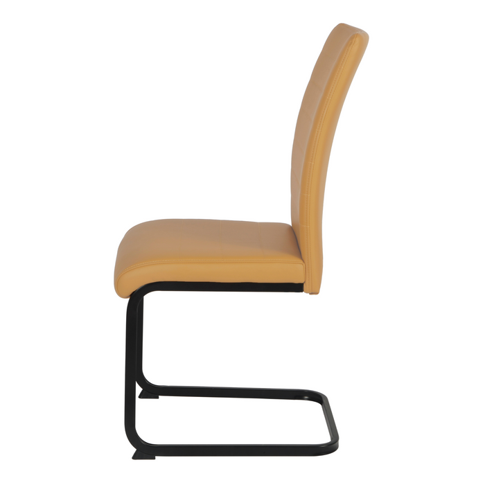 Liana PU Dining Chair - Black Legs