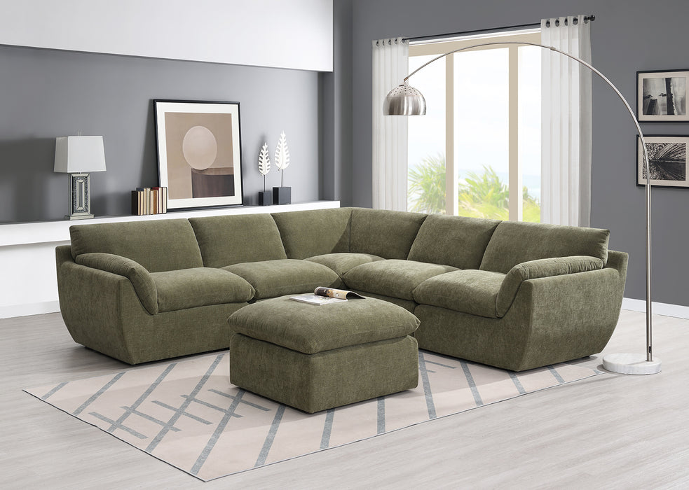 Malton 2-C-2 W/ Ottoman Sectional Corner Sofa