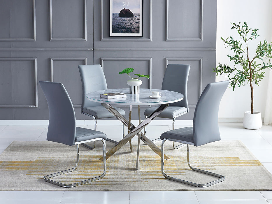 Marissa Dining Set with 4 Chairs