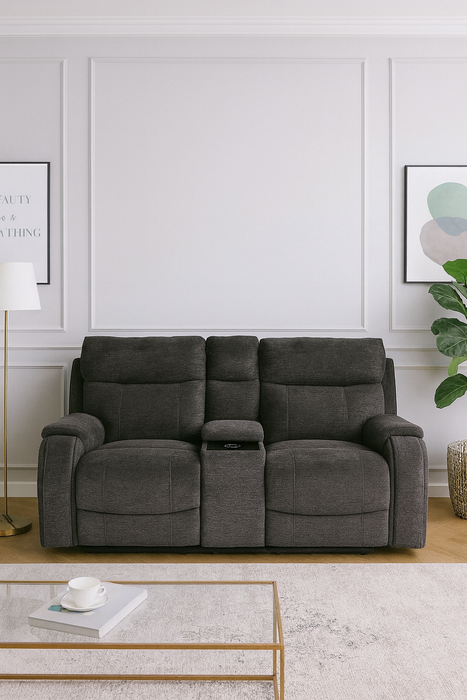 Merano 2 Seater Electric Recliner With Integrated Phone Charger