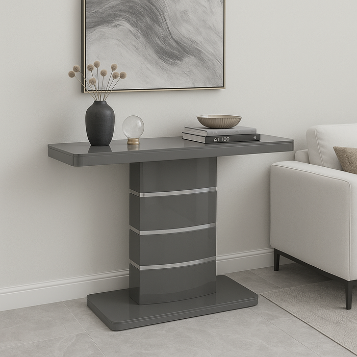 Modena Console Table - Dark Grey