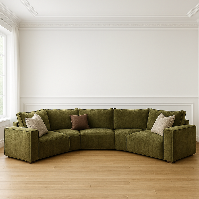 Modhi Modular Corner Sofa - Green