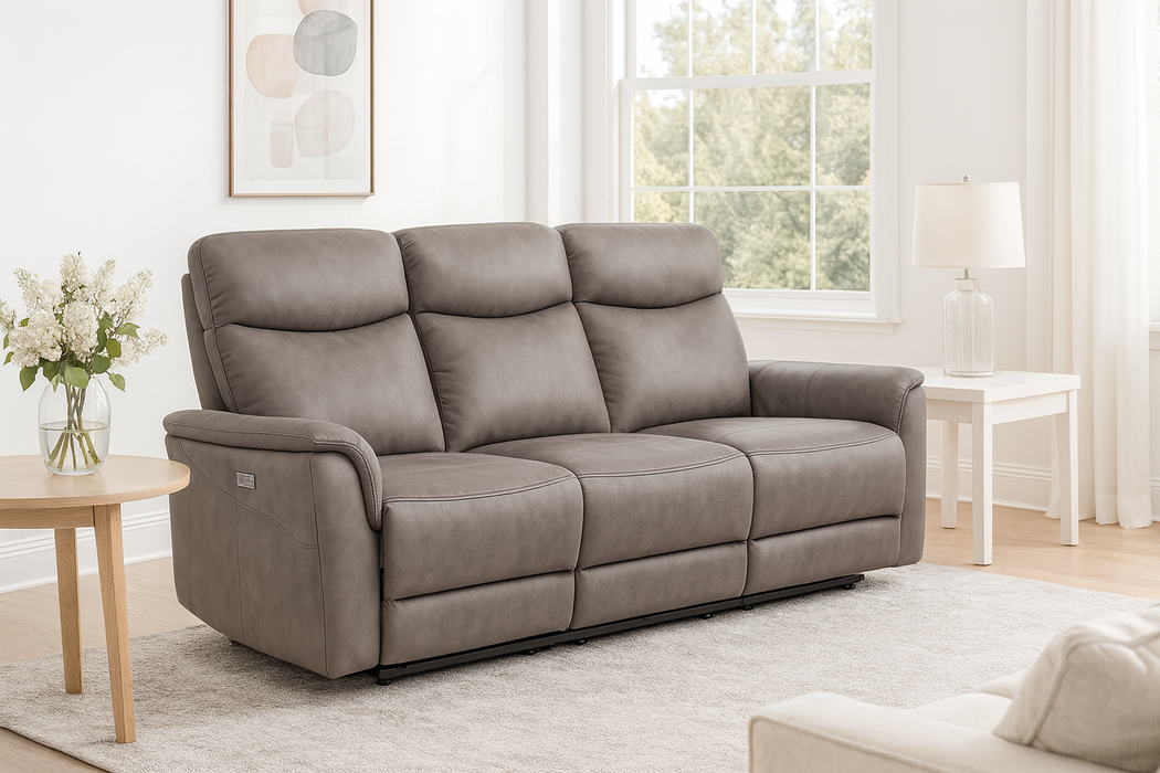 Mortimer 3 Seater Electric Recliner