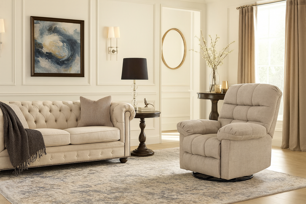 Nellie Glider Swivel Recliner