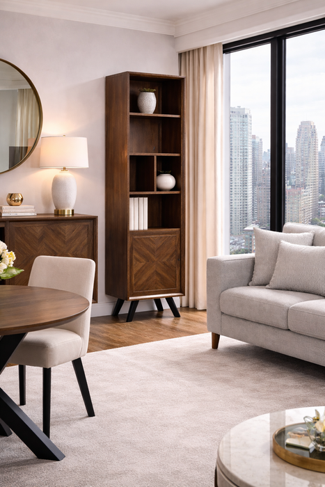 Nevada Large Single Bookcase