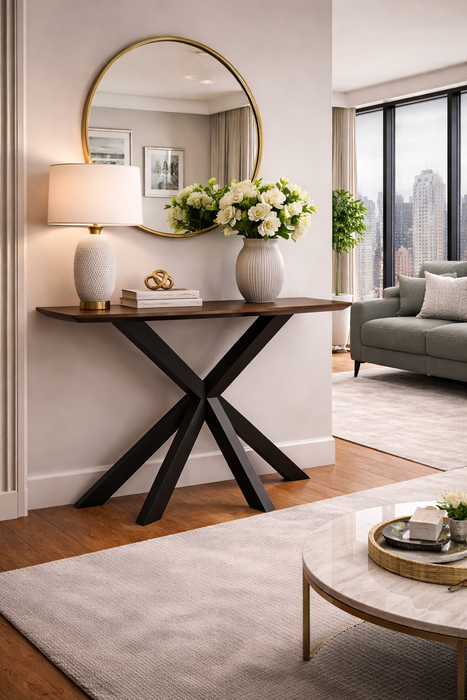 Nevada Curved Console Table