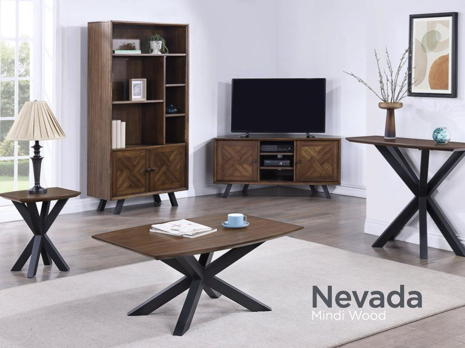 Nevada Large Single Bookcase