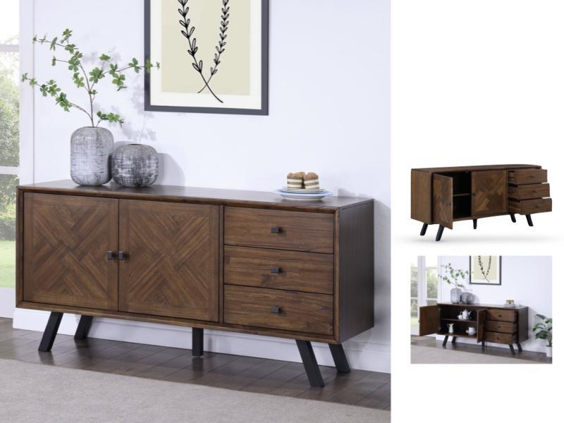 Nevada Triple Sideboard 2 Door & 3 Drawer