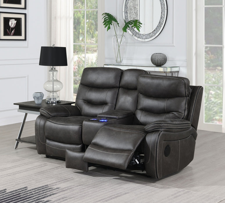Noah LoungeTech 2 Seater Electric Recliner with Console & Electric Headrest