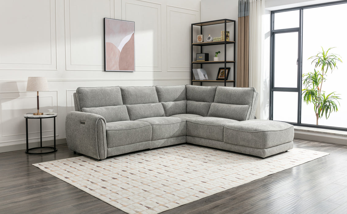 Nora Grey Electric Corner Chaise