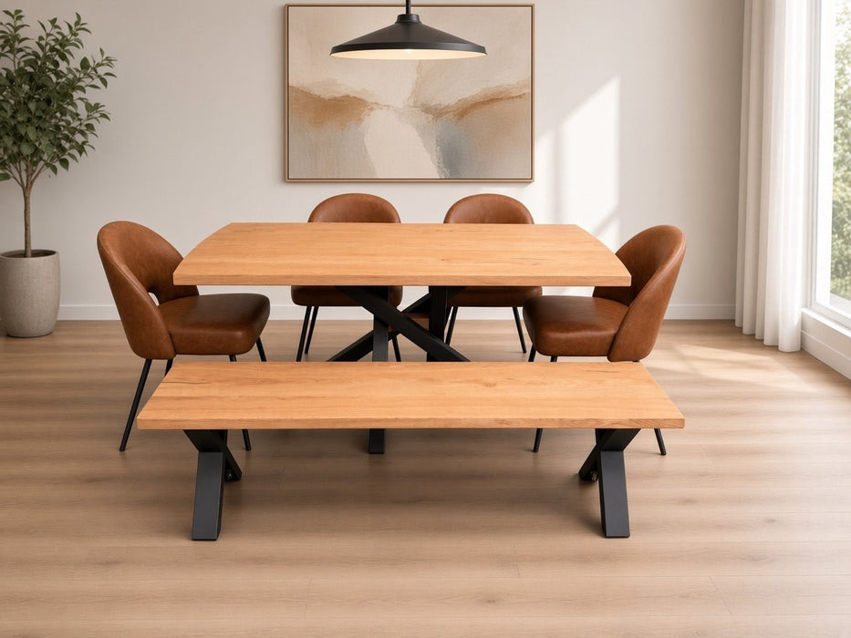 Onyx Oak 1.6 Metre Dining Table