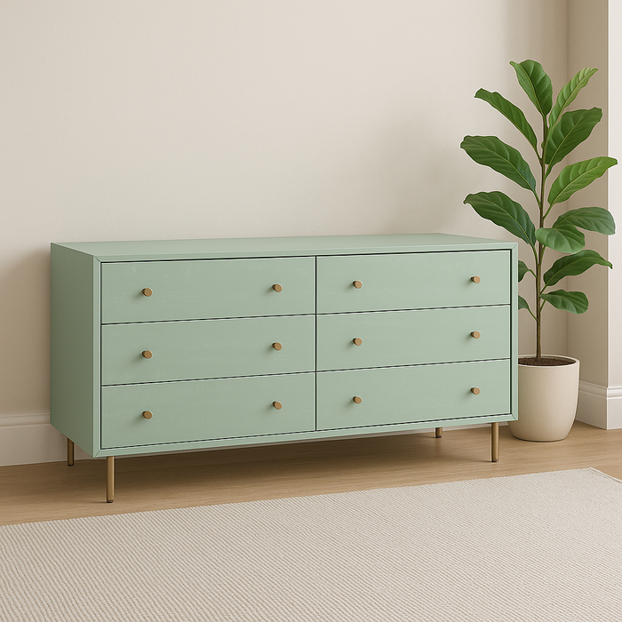 Olivia 6 Drawer Wide Chest-SOLD OUT
