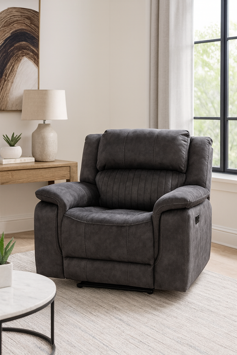 Oscar 3+1+1 Manual Recliners - Grey