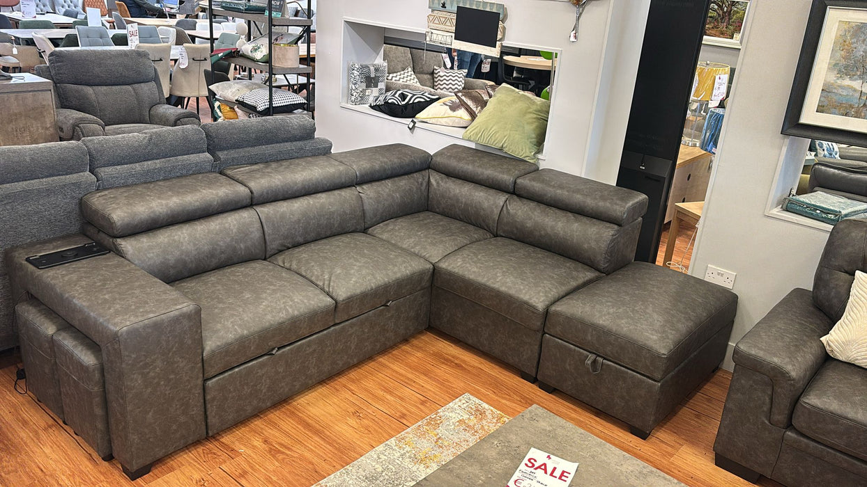 Grey Sofabed or Corner Couch