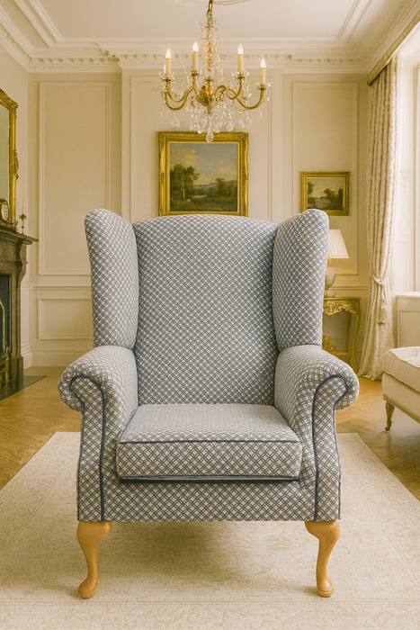 Queen Anne Armchair - Diamond Detail