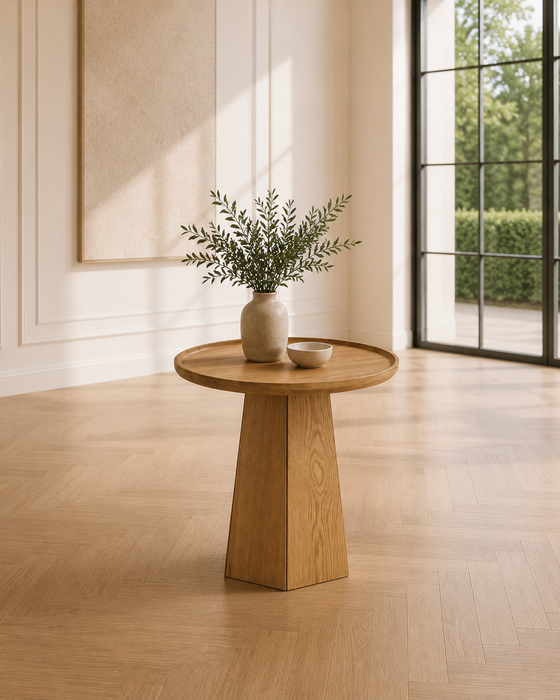 Ralph Oak Lamp Table