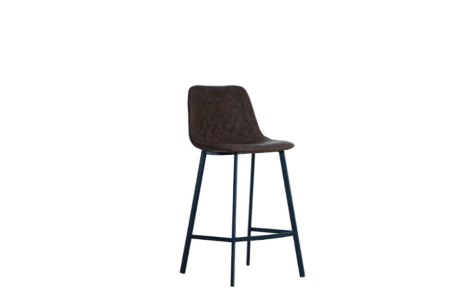 Retro Bar Stool Brown 