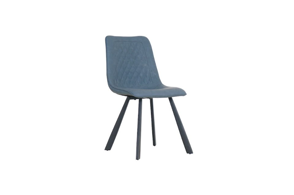 Retro Dining Chair Light Blue