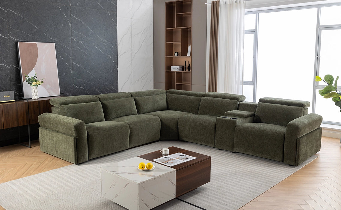 Rush Sectional - Olive