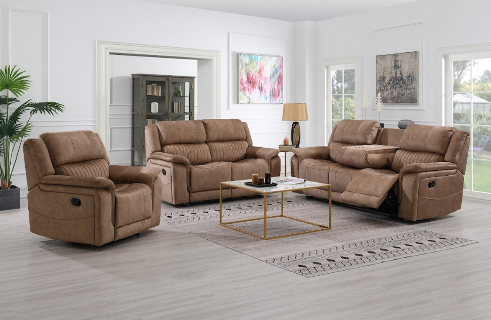 Oscar 2 Seater Electric Recliner - Coffee