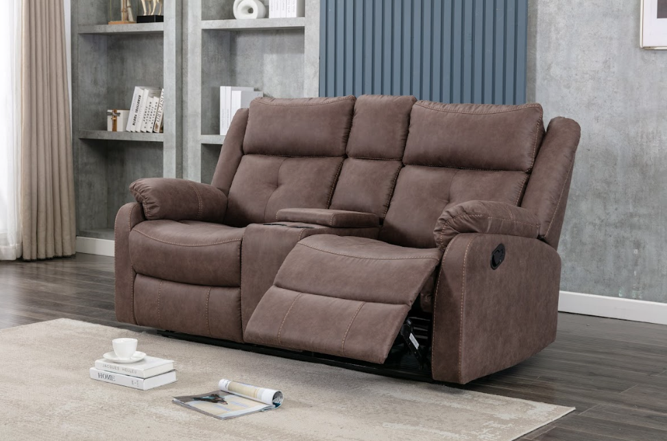 Casey 2 Seater Recliner With Console