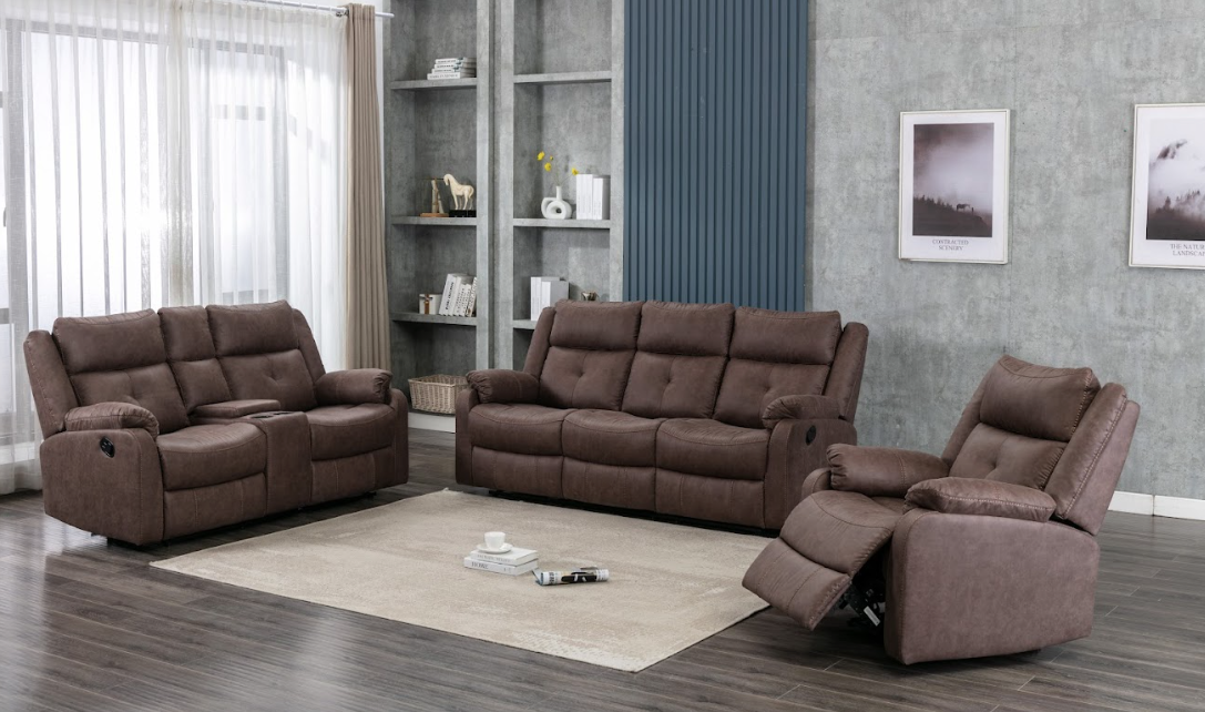 Casey 2 Seater Recliner With Console