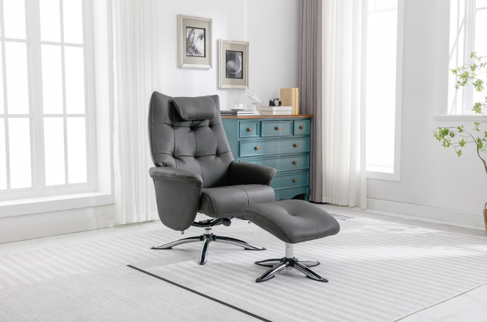 Orson Recliner Chair & Footstool