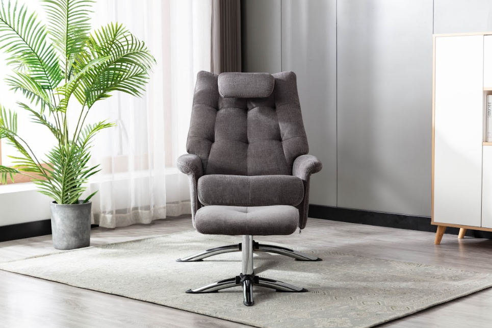 Orson Recliner Chair & Footstool