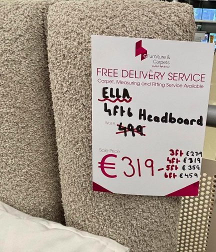 Ella 6ft Super King Headboard