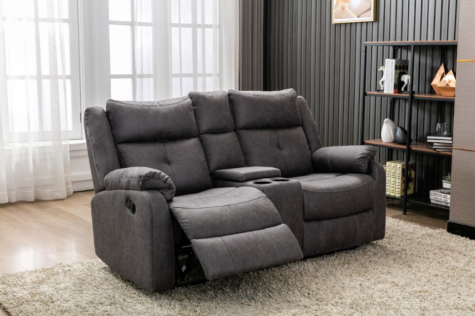 Casey 2 Seater Recliner With Console