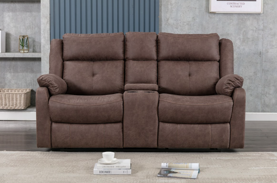 Casey 2 Seater Recliner With Console