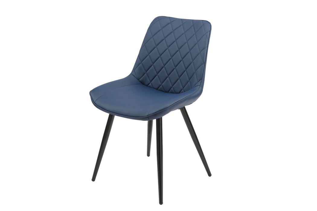 Silvia Chair PU - Black Legs