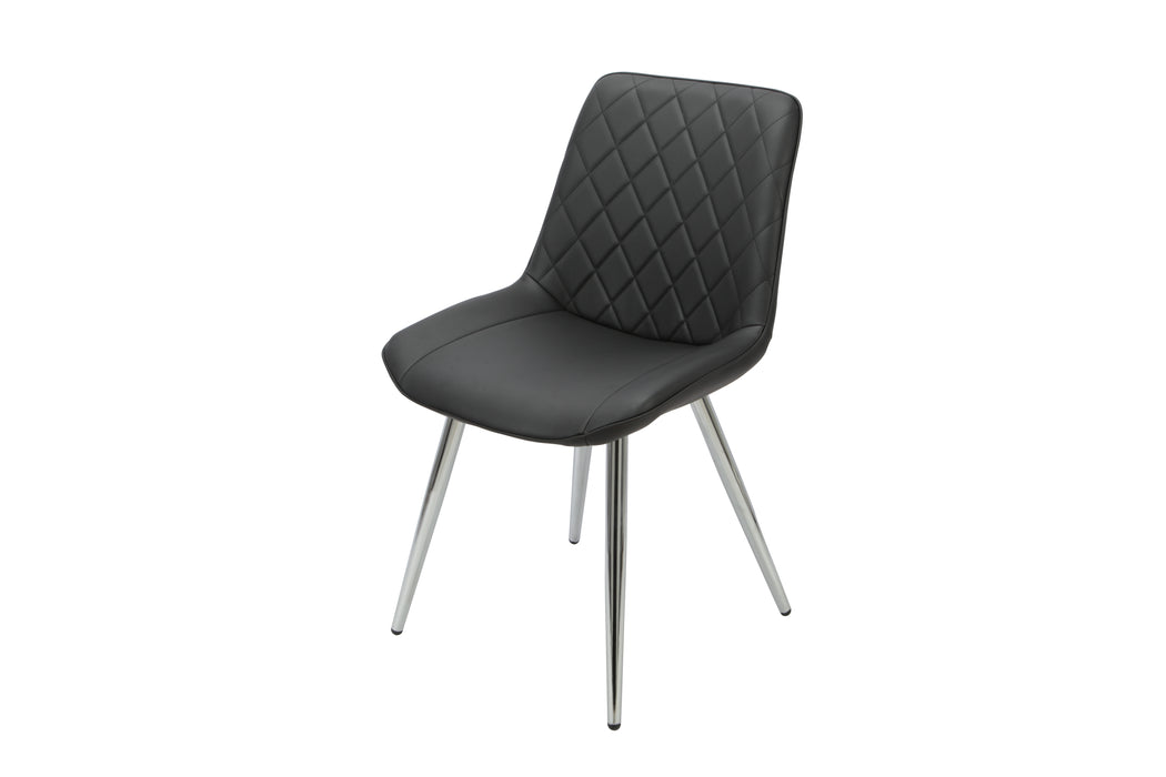 Silvia Dining Chair - Chrome Legs