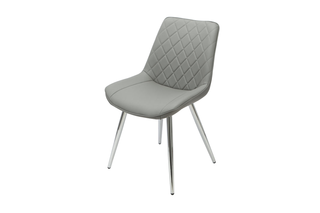 Silvia Dining Chair - Chrome Legs