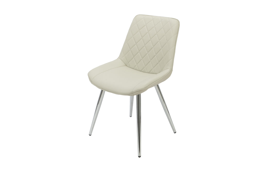 Silvia Dining Chair - Chrome Legs