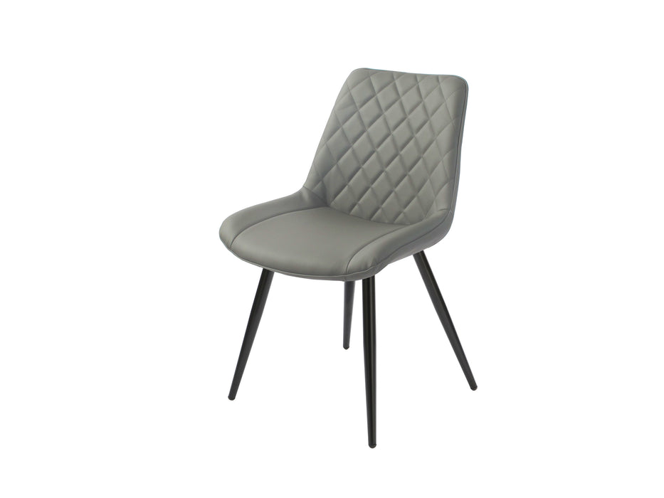 Silvia Chair PU - Black Legs