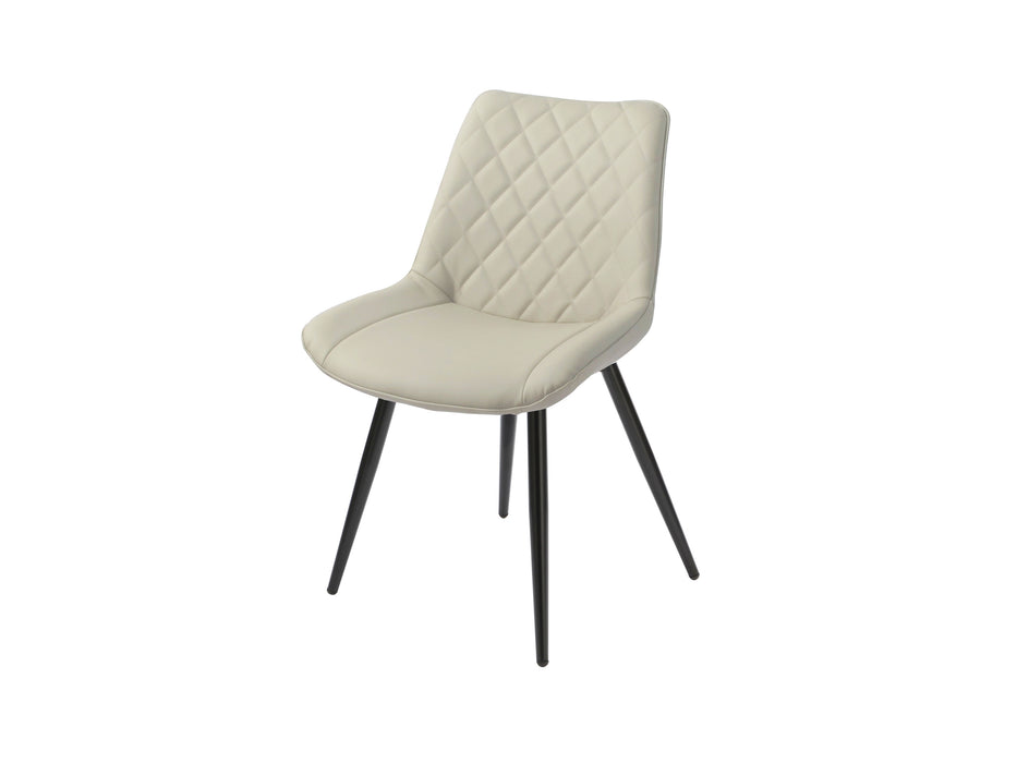 Silvia Chair PU - Black Legs