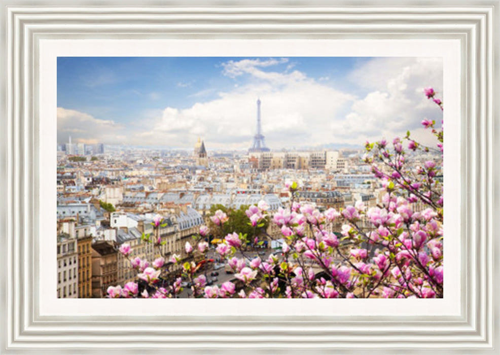 Skyline of Paris in Spring - Rectangle Small