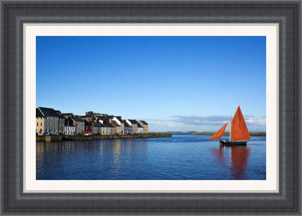 The Long Walk & Galway Hooker - Rectangle Large