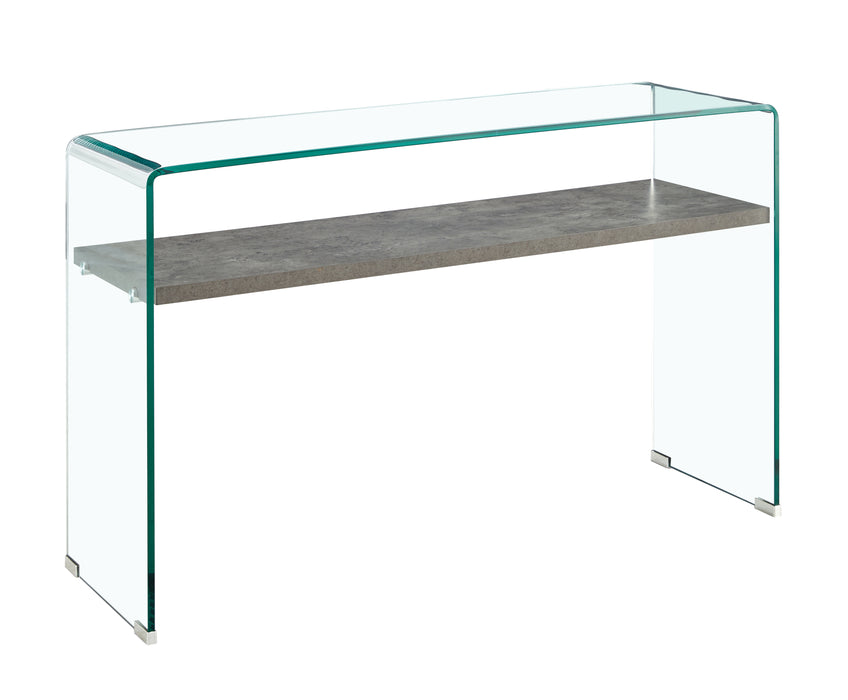 Vetro Console Table Shelf