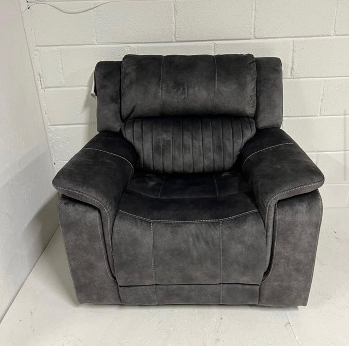 Oscar Electric Recliner Armchair - Charcoal