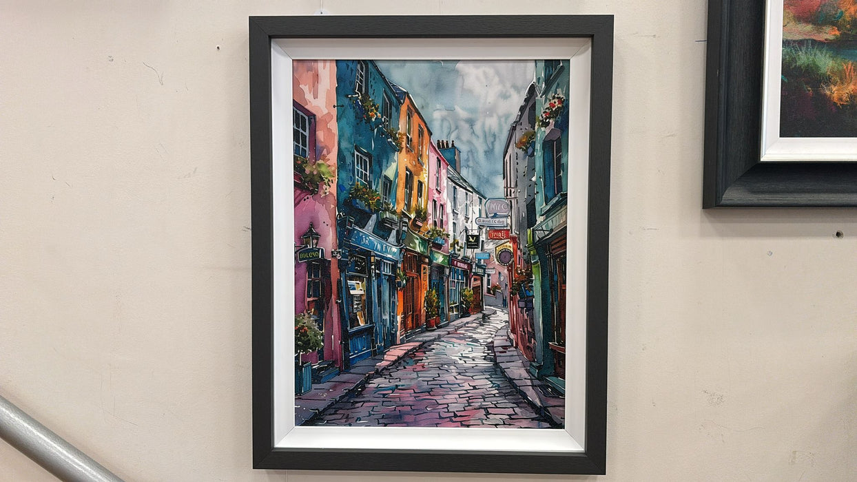 City Street Wall Art