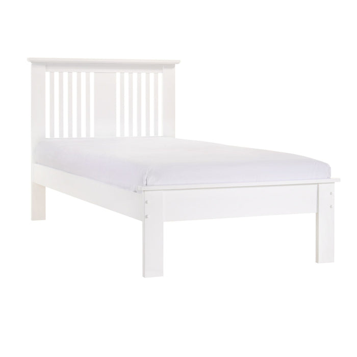 Hanna 4ft6 Slatted Bedframe - White